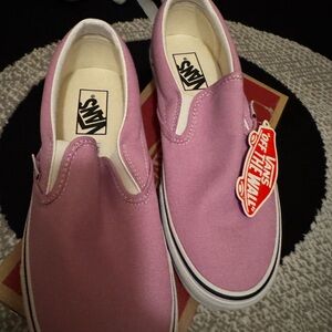 Vans Pink Slip-On Sneakers